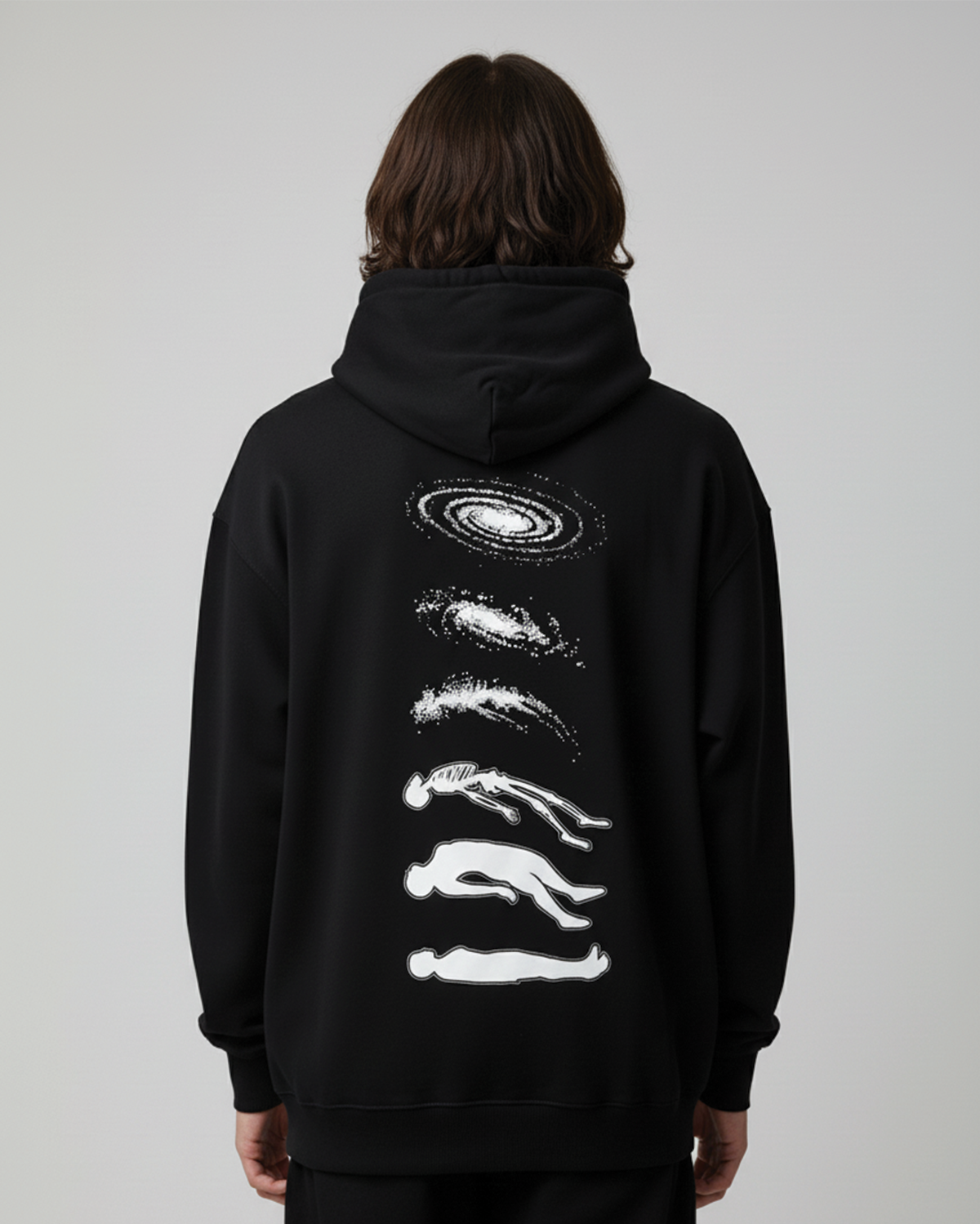 Astral Flow Hoodie for Men | Trippy Galaxy Graphic Hoodie India