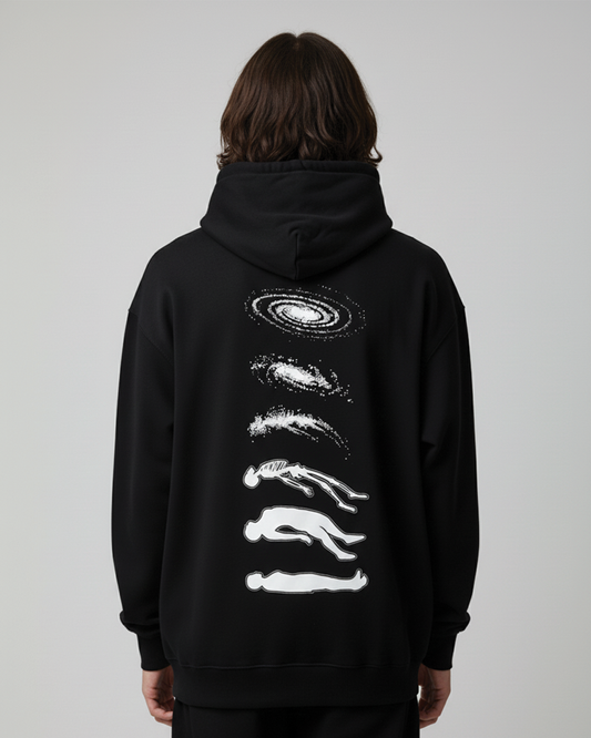 Astral Flow Hoodie for Men | Trippy Galaxy Graphic Hoodie India