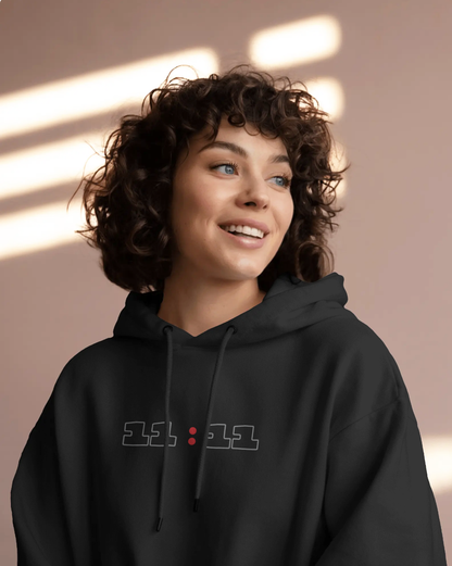 11:11 Printed Graphic Hoodie for Women | Streetwear Hoodie India