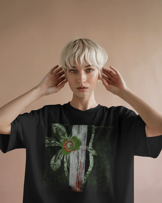 Nature’s Echo Oversized T-Shirt for Women & Girls - Exclusive Artwork T-shirt