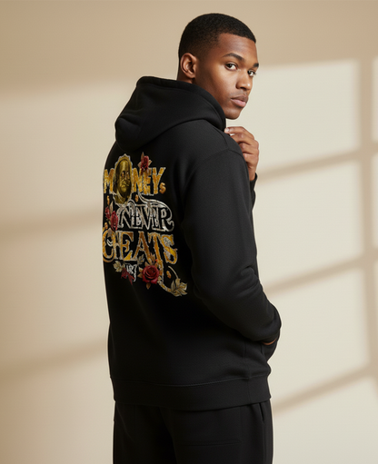 Money Never Cheats Hoodie for Men | Graphic Streetwear Hoodie India