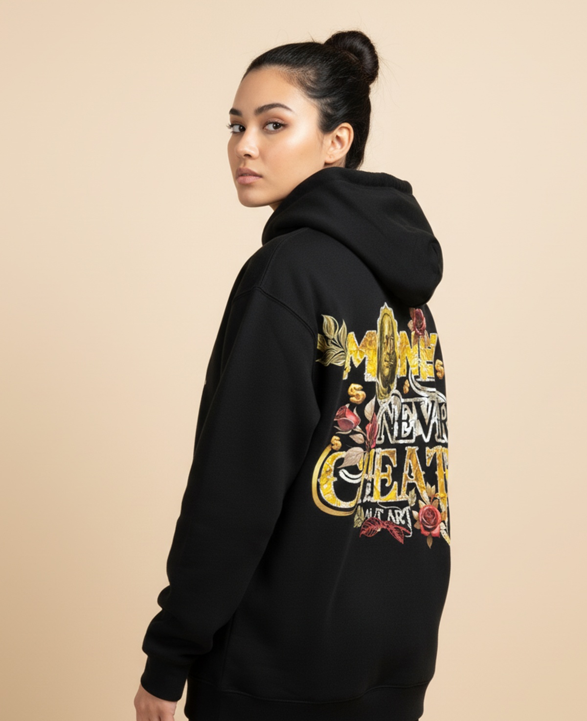 Money Never Cheats Hoodie for Women | Graphic Hoodie for Girls India