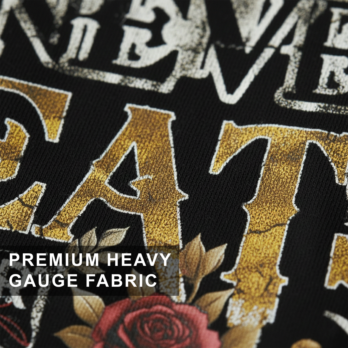 Money Never Cheats Women's Black Graphic Printed Oversized T-Shirt