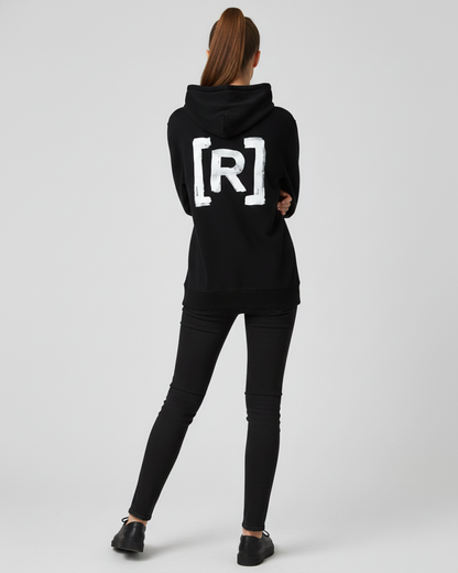 R Rated Graphic Hoodie for Women | Bold Printed Hoodie for Girls