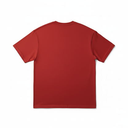 The Symptoms Red Oversized T-Shirt for Men | Funny Quote Cotton Streetwear Tee
