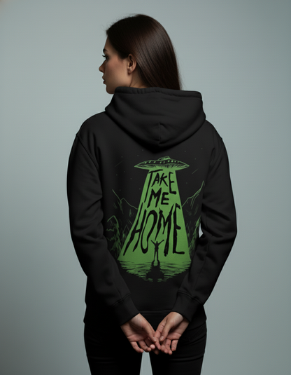 Alien Graphic Hoodie for Women | Graphic Printed Hoodie Girls India