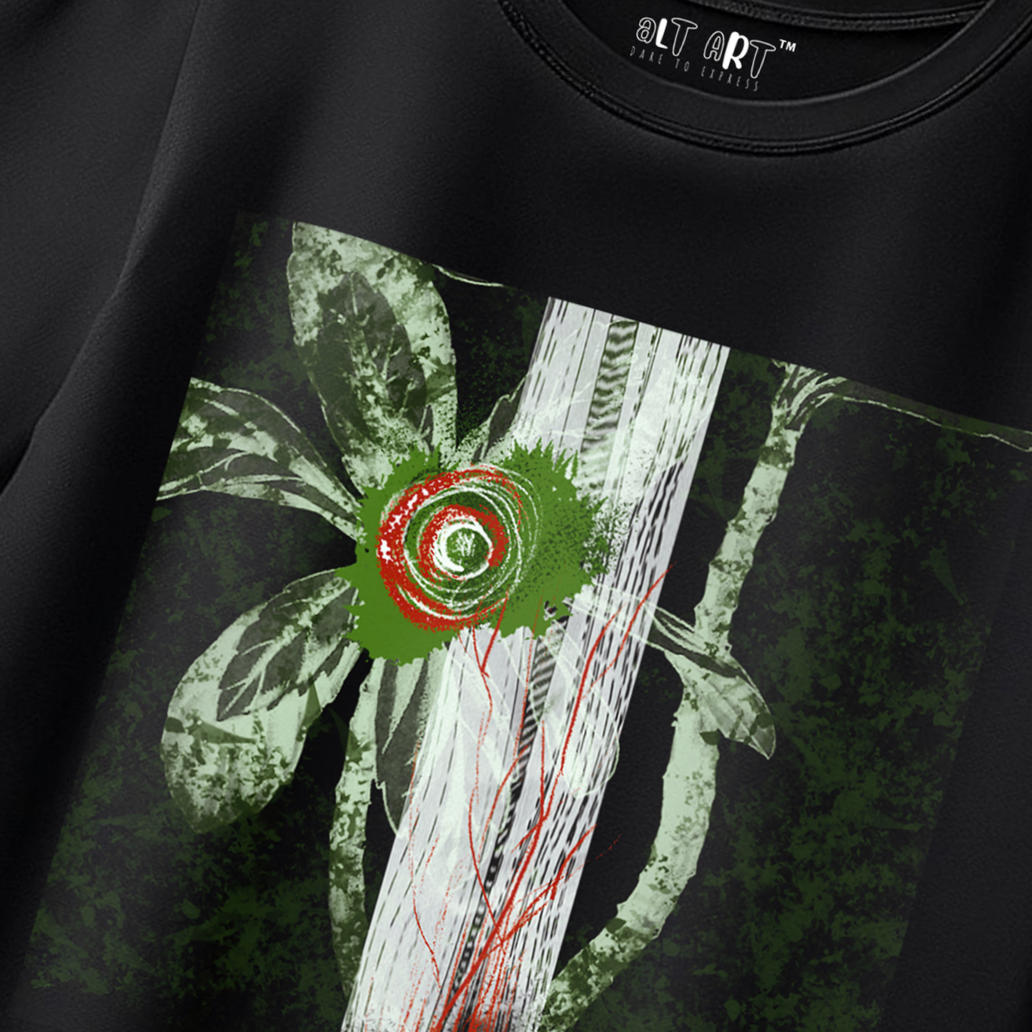 Nature’s Echo Oversized T-Shirt for Women & Girls - Exclusive Artwork T-shirt