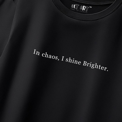 Chaos Oversized T-Shirt for Women & Girls - Exclusive Abstract Artwork T-shirt