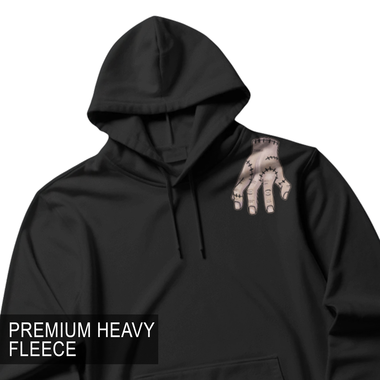 Wednesday Hand Thing Hoodie for Women | Gothic Graphic Streetwear Hoodie India