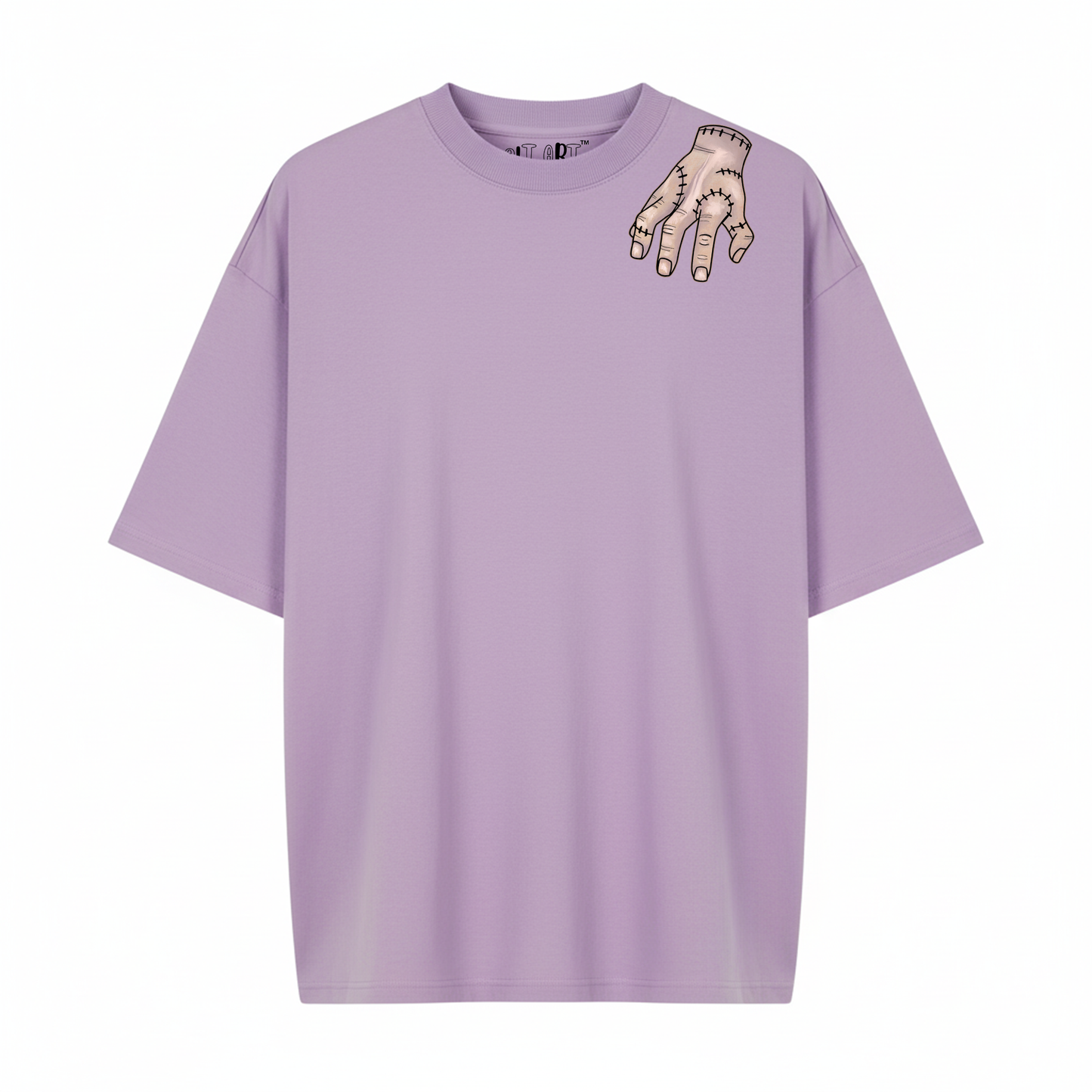 Wednesday Lavender Oversized T-Shirt for Women | Gothic Oversized T-Shirt for Girls