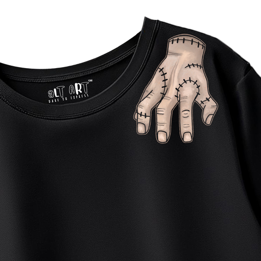 Wednesday Oversized T-Shirt for Women Gothic Graphic Printed T-Shirt
