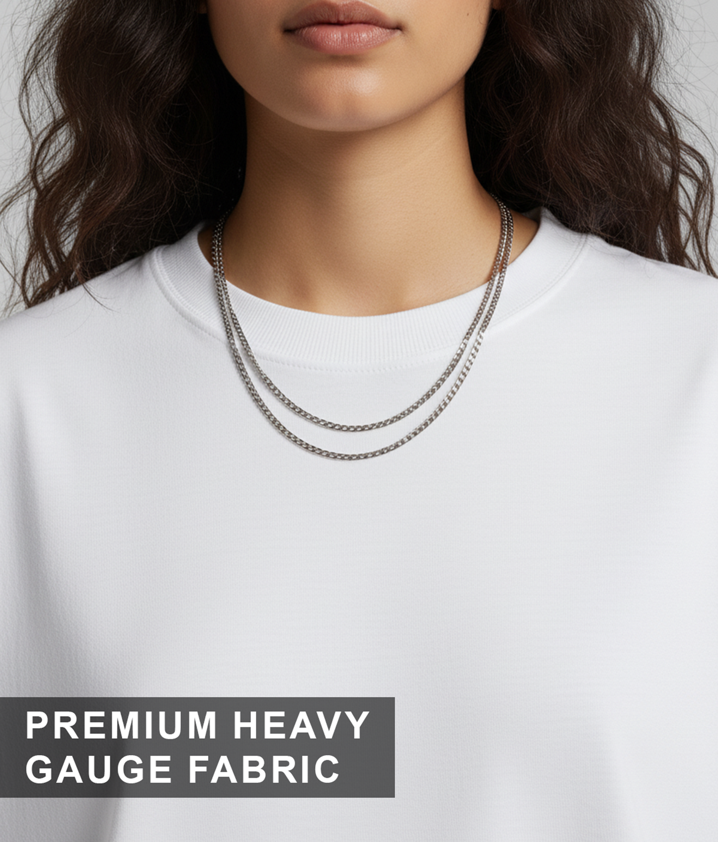 Solid White Oversized T-Shirt for Women | Premium Cotton Streetwear Tee