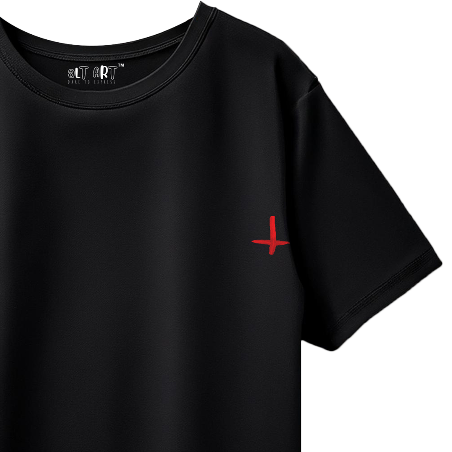 Abstract Art Oversized T-Shirt for Men & Boys Black - Exclusive Abstract Artwork T-shirt