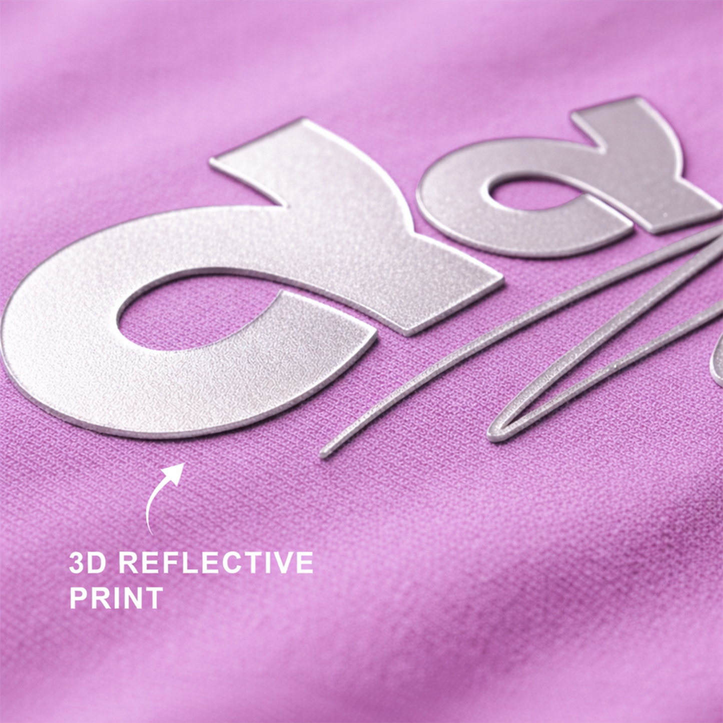 Alien Psychedelic Graphic Puff Print Lavender Oversized T Shirt for Men | Trippy Streetwear Graphic Tee