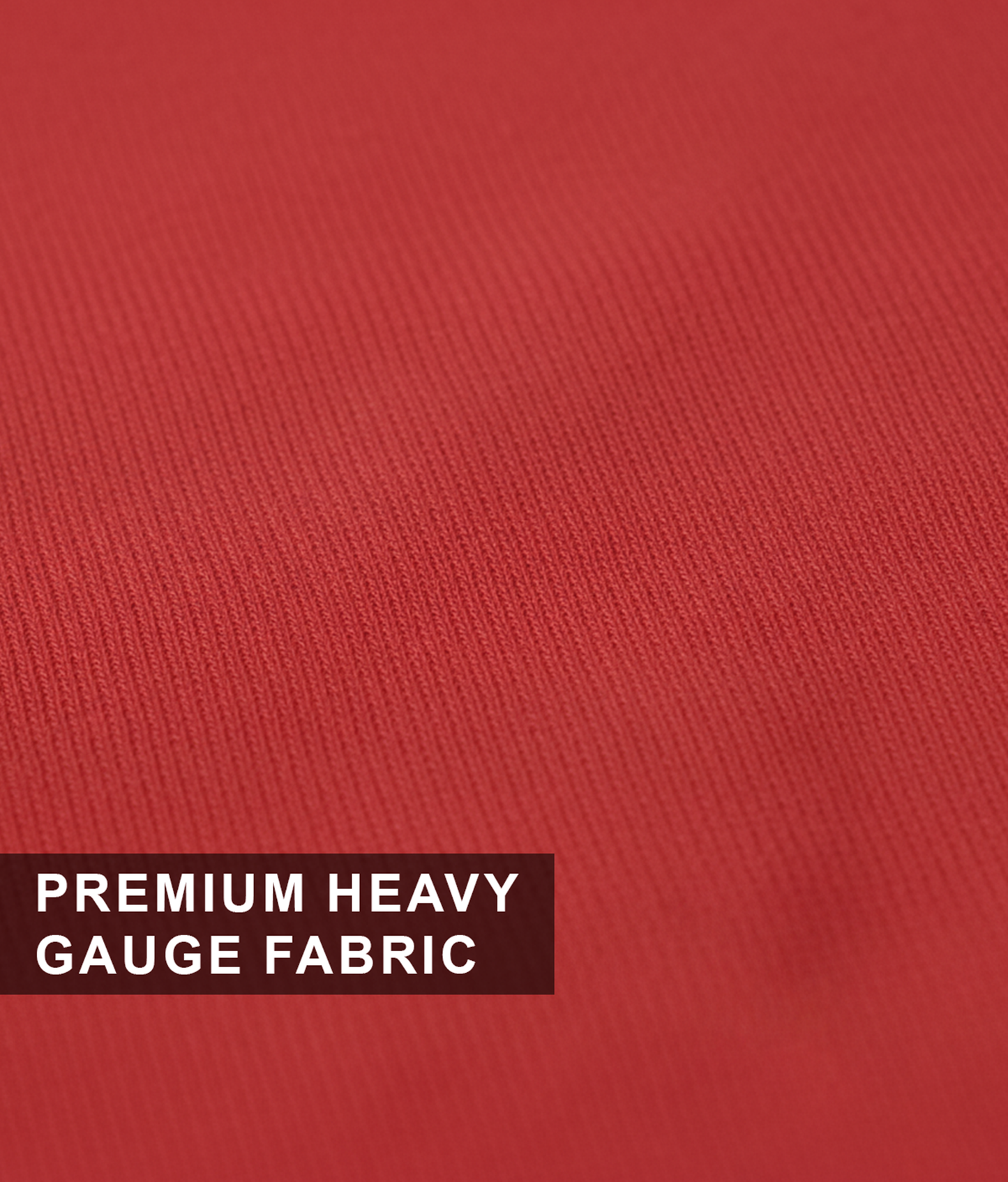 Red Solid Oversized T-Shirt for Men | Heavyweight Cotton | Boxy Fit Streetwear Tee